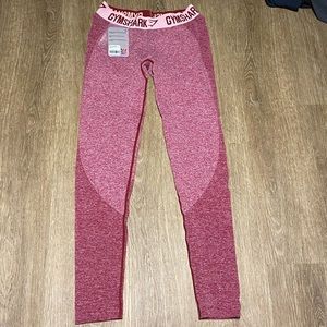 Gymshark Flex Leggings (Size M, Beet Marl/Pink)